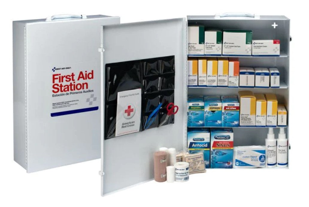 First Aid Only 4 Shelf First Aid Metal Cabinet 10 Cabinet Case 6175C First Aid Only 4 Shelf First Aid Metal Cabinet 10 Cabinet Case 6175C
